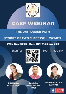 Stories of Two Successful Women GAEF 9PM 27.11.2022