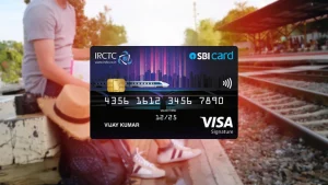 irctc sbi card premier credit card design